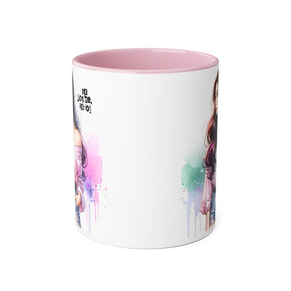 It's Not Me, It's You Humoristic Vibrant Accent Mug, Espresso Lover's Gift, Stunning Art Print Mug, Unique Coffee Cup, Colorful Tea Mug, Perfect for Birthdays, Cozy Vibes