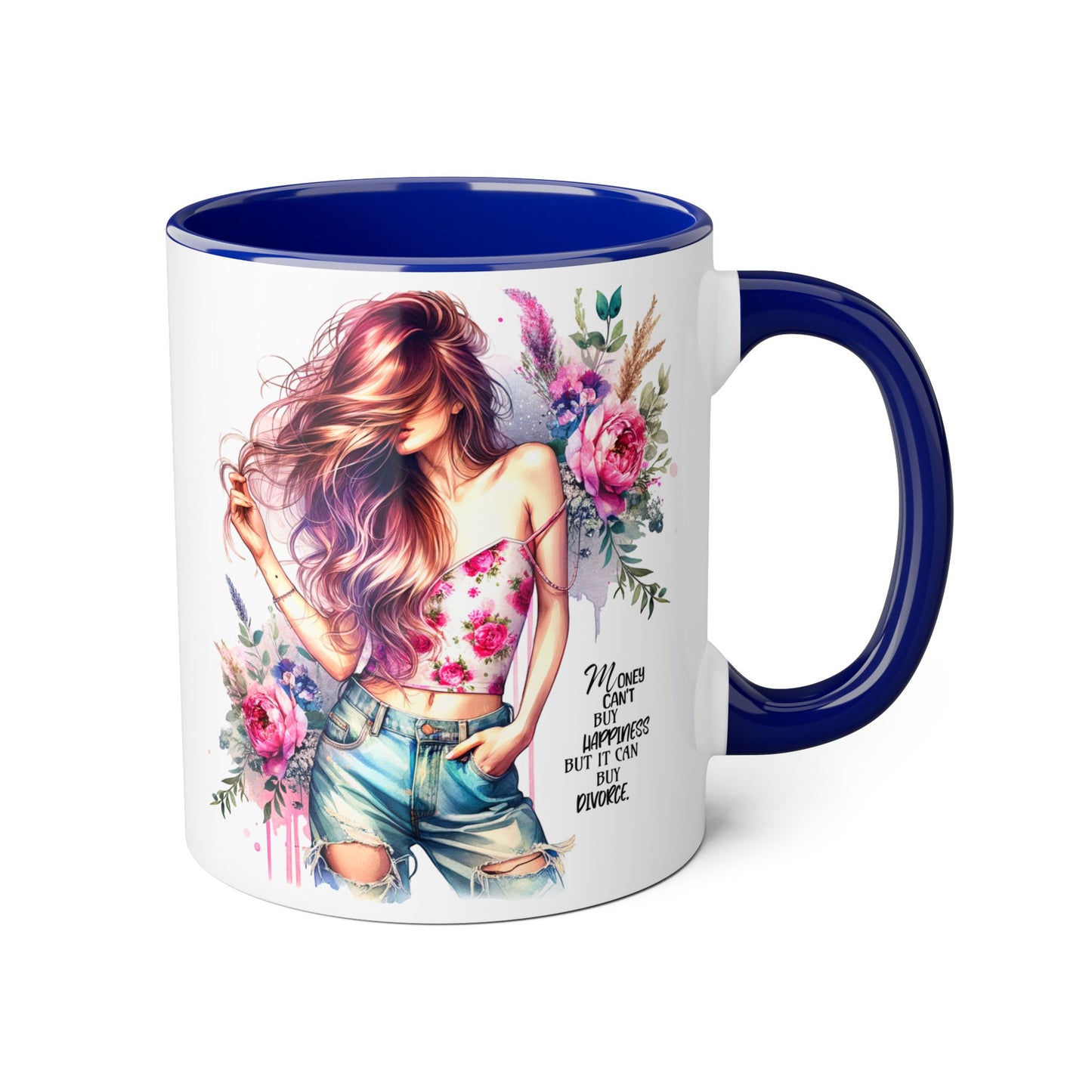 Mug - Money Can't Buy Happiness But It Can Buy Divorce Humoristic