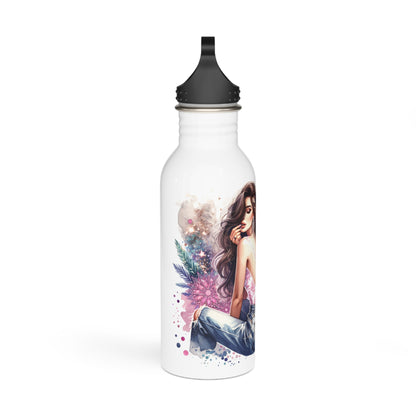 Thank U, Next Glamorous Water Bottle, Stylish Drinkware for Her, Trendy Gift, Eco-Friendly Travel Accessories, Personalized Hydration