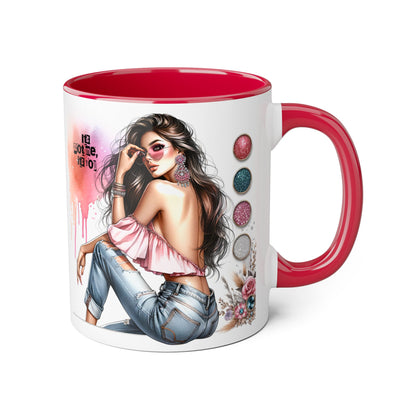 It's Not Me, It's You Humoristic Stylish Accent Mug - Chic Gift for Fashion Lovers, Coffee/Tea Mug, Unique Kitchen Decor, Perfect for Birthdays, Holidays, or Everyday