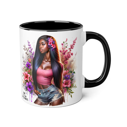 Funny Accent Mug - No Time For F*boys 11oz