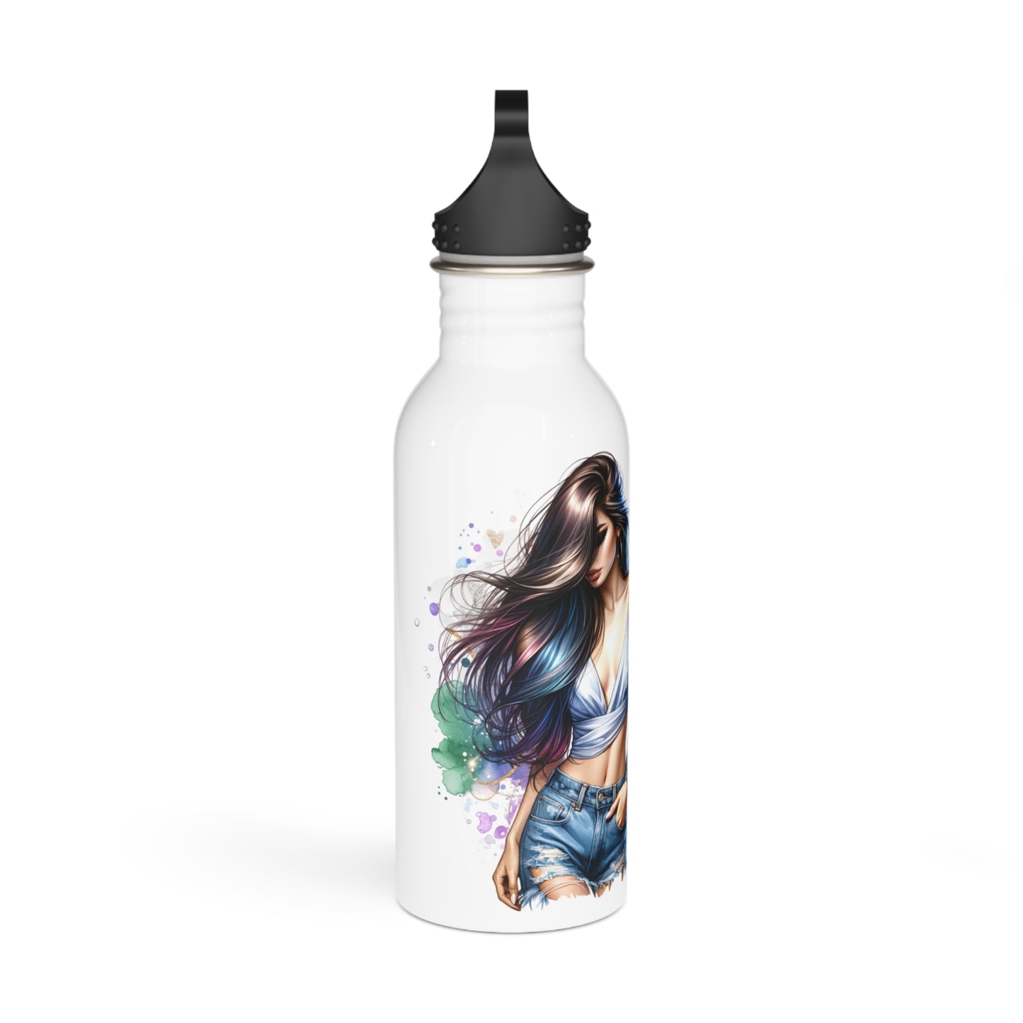 Motivational Stainless Steel Water Bottle - "I Am My Own Happily Ever After"