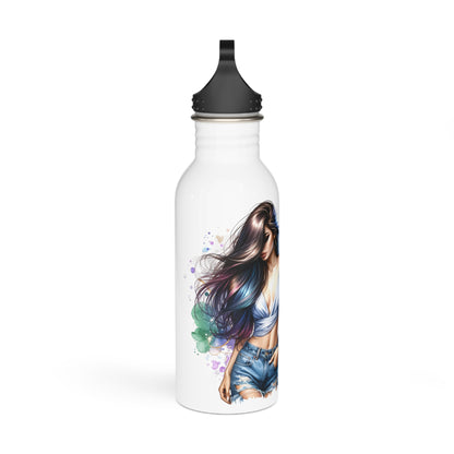 Motivational Stainless Steel Water Bottle - "I Am My Own Happily Ever After"