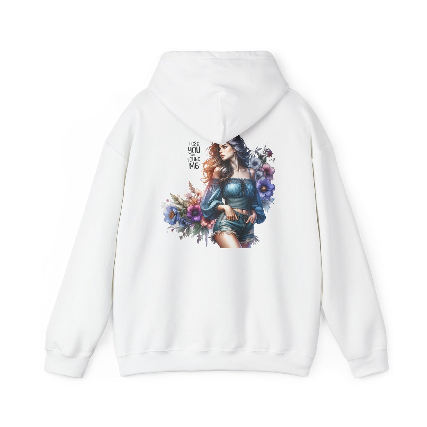 Breakup Hoodie - Unisex Hooded Sweatshirt Lost You and Found Me Design