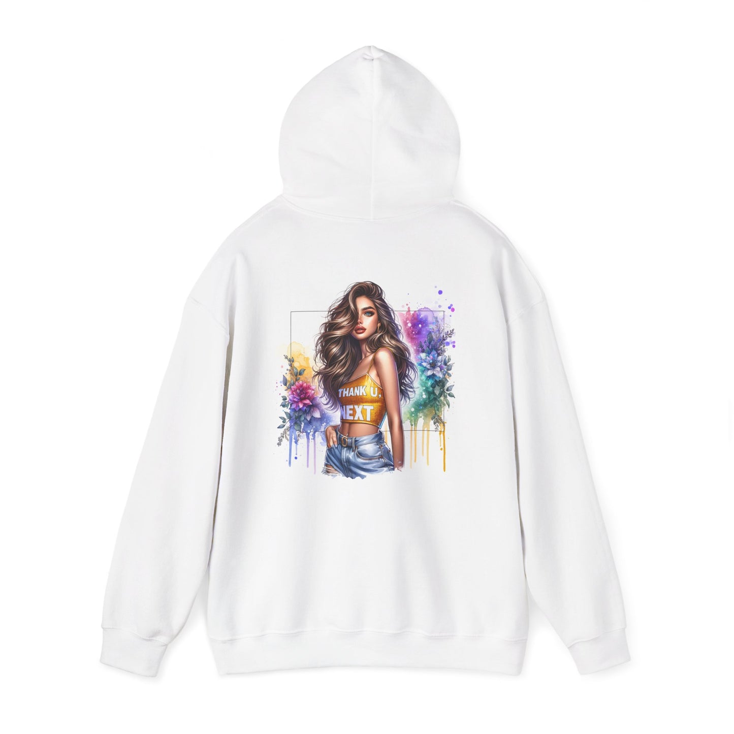 Thank U, Next Stylish Graphic Hoodie for Trendsetters, Cozy Unisex Sweatshirt, Perfect for Casual Outings, Gift for Friends, Streetwear Fashion