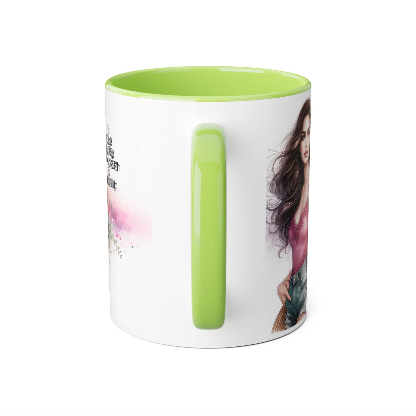 Funny Accent Mug - My Taste in Men is Probably a Disability Humor 11oz Cup