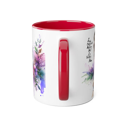 I Was Married Before But I'm Better Now Humoristic Empowered Woman Mug, Inspirational Coffee Cup, Motivational Gift for Her, Affirmation Mug, Unique Artwork Mug