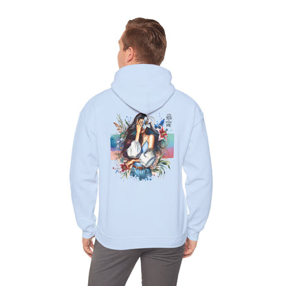 Breakup Hoodie - Unisex Hooded Sweatshirt Lost You and Found Me Design