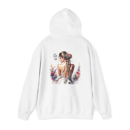 I Am My Own Happily Ever After Artistic Floral Unisex Hoodie - Embrace Your Beauty