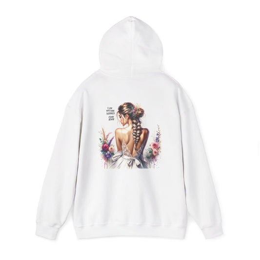 I Am My Own Happily Ever After Artistic Floral Unisex Hoodie - Embrace Your Beauty