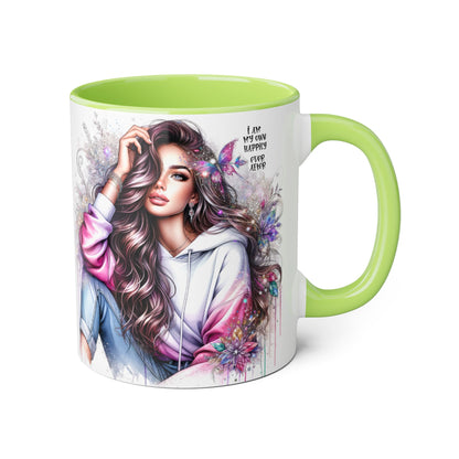 I Am My Own Happily Ever After Empowering Accent Mug - 11oz Inspirational Design for Coffee Lovers