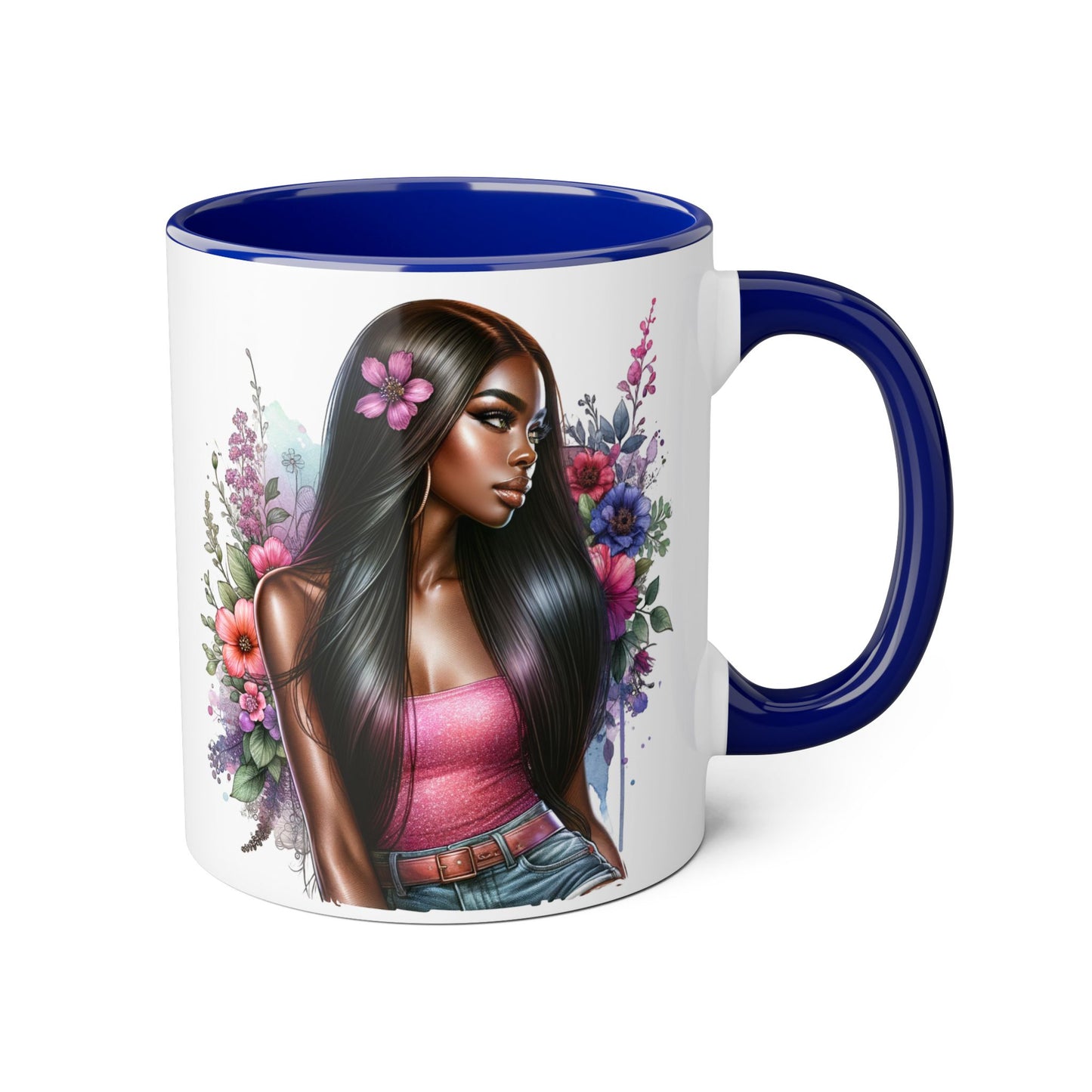 Yuck Fou Floral Portrait Accent Mug, 11oz - Perfect Gift for Coffee Lovers, Artistic Home Decor, Flower Lover's Mug, Unique Tea Cup, Birthday [...]