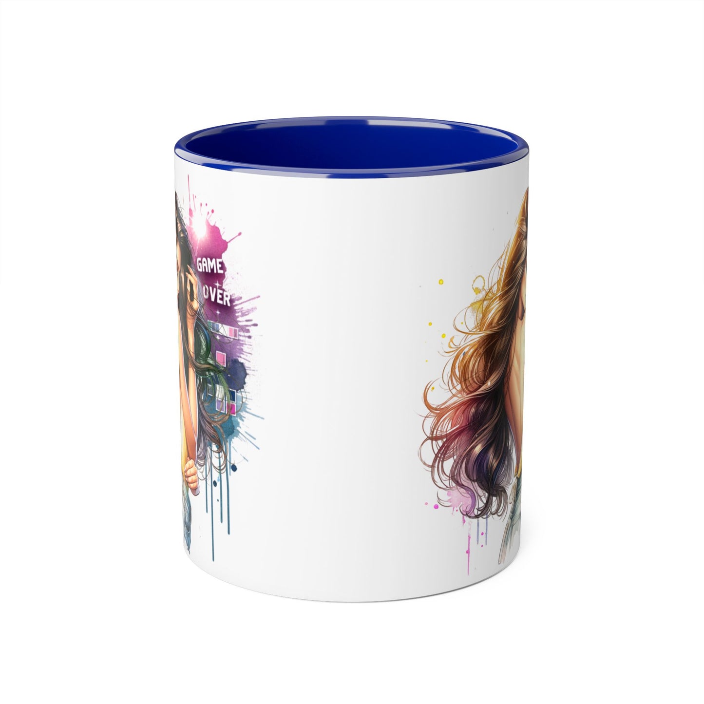 Vibrant Artist Accent Mug - Perfect for Coffee Lovers, Unique Gift Idea, Trendy Drinkware, Stylish Home Decor, Birthday or Celebration