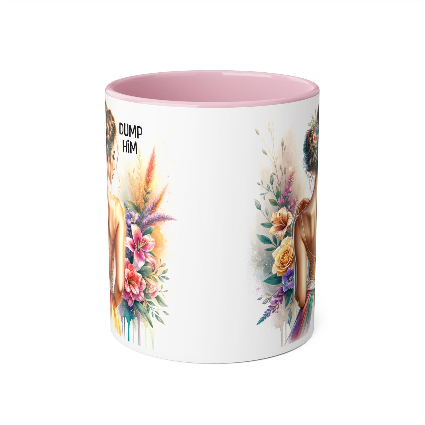 Dump Him Accent Mug