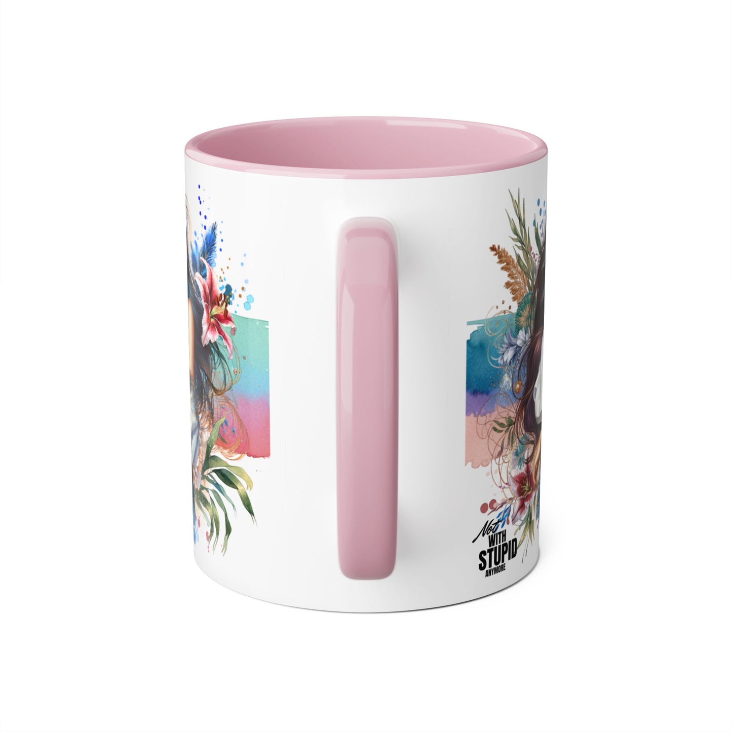 Mug - Not With Stupid Anymore Humoristic 11oz Accent Mug