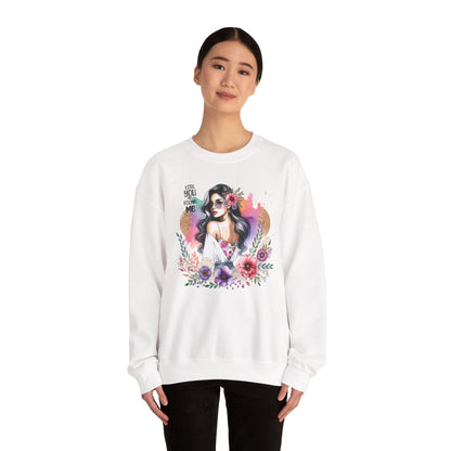 Lost You And Found Me Bohemian Floral Sweatshirt | You Are Beautiful | Cozy Unisex Crewneck for Women, Gift for Her, Casual Wear, Spring Fashion