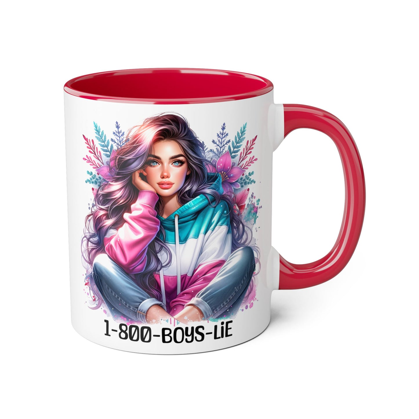 1-800-BOYS-LIE Colorful Feminine Accent Mug with Floral Design - Perfect for Stylish Coffee Lovers, Unique Gift for Birthdays, Holidays, and [...]