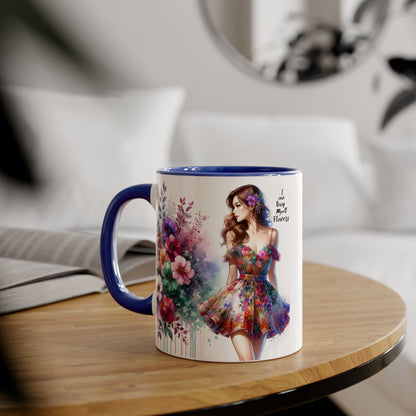 I Can Buy Myself Flowers Accent Mug, 11oz