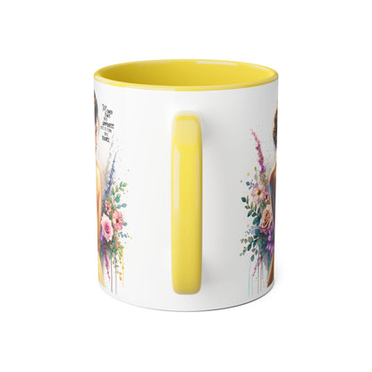 Money Can't Buy Happiness But It Can Buy Divorce Humoristic Elegant Floral Accent Mug, Gift for Her, Coffee Lover, Inspirational Coffee Cup, Birthday Gift Idea, Unique Home Decor