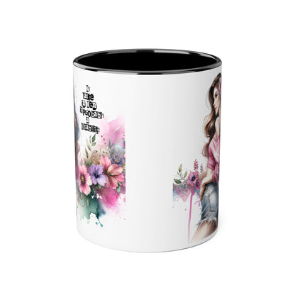 Funny Accent Mug - My Taste in Men is Probably a Disability Humor 11oz Cup