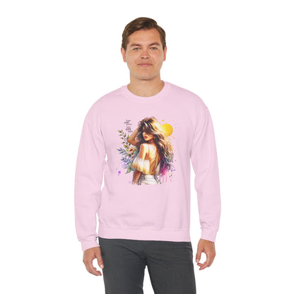 I Don`t  Make Mistakes, I Just Date Them Chic Floral Art Crewneck Sweatshirt, Cozy Gift for Her, Casual Wear, Fashionable Sweatshirt, Relaxed Style