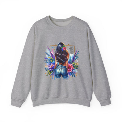 I Don`t  Make Mistakes, I Just Date Them Colorful Art Sweatshirt, Stylish Crewneck, Floral Design, Unisex Apparel, Gift for Her, Cozy Fashion, Unique Artwork Sweatshirt