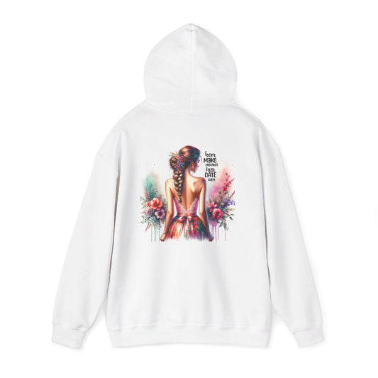 I Don`t Make Mistake, I Just Date Them Stylish Unisex Hoodie - Artistic Floral Design, Cozy Streetwear, Gift for Her, Everyday Comfort, Casual Wear, Unique Artistry