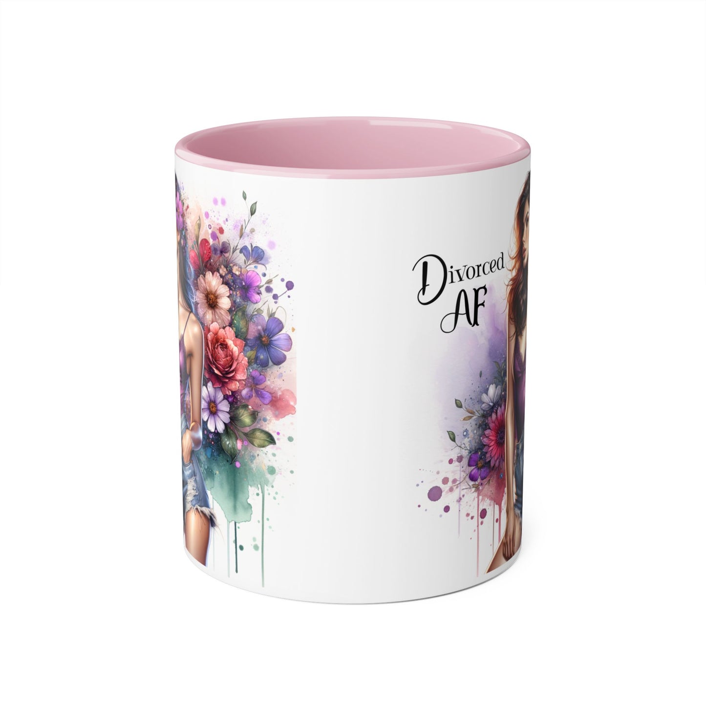 Mug - Divorced AF 11oz Accent Mug