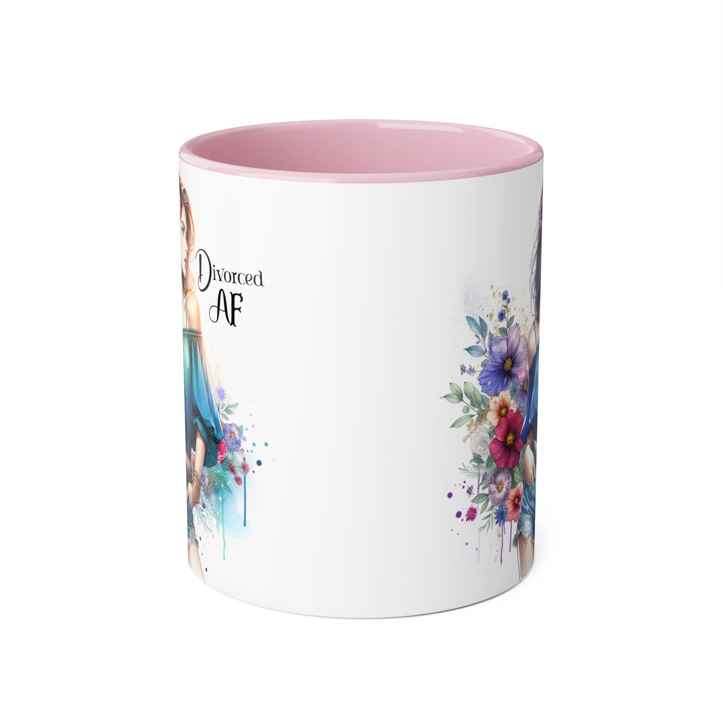 Divorced AF Accent Mug