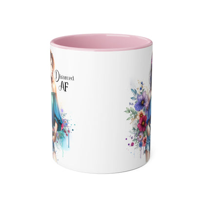 Divorced AF Accent Mug
