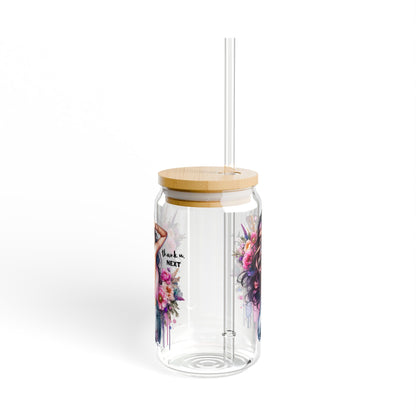 Thank U, Next Stylish Sipper Glass with Artistic Design – Perfect for Home Decor, Gifts, & Celebrations, Kitchen Companion, Eco-Friendly Drinkware