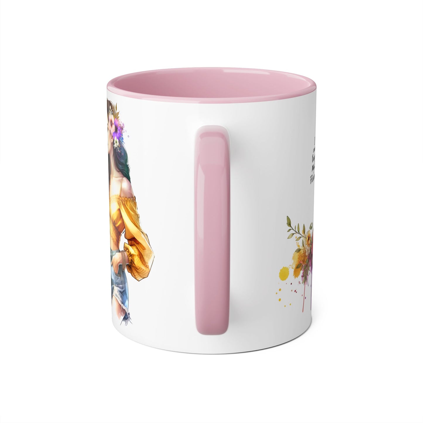 I Can Buy Myself Flowers Floral Bohemian Accent Mug - Perfect Gift for Flower Lovers, Art Enthusiasts, Home Decor, Spring Celebrations, Coffee Lovers