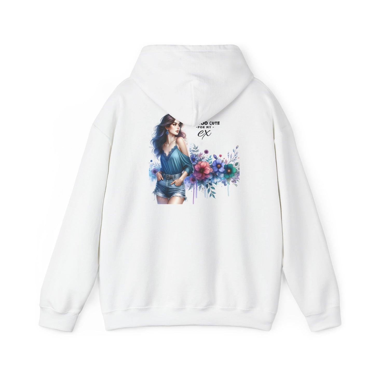 I'm Too Cute For My Ex Floral Art Hoodie, Unisex Heavy Blend Sweatshirt, Creative Gift for Artists, Cozy Casual Wear, Spring Fashion Apparel, Unique Birthday [...]