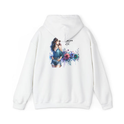 I'm Too Cute For My Ex Floral Art Hoodie, Unisex Heavy Blend Sweatshirt, Creative Gift for Artists, Cozy Casual Wear, Spring Fashion Apparel, Unique Birthday [...]