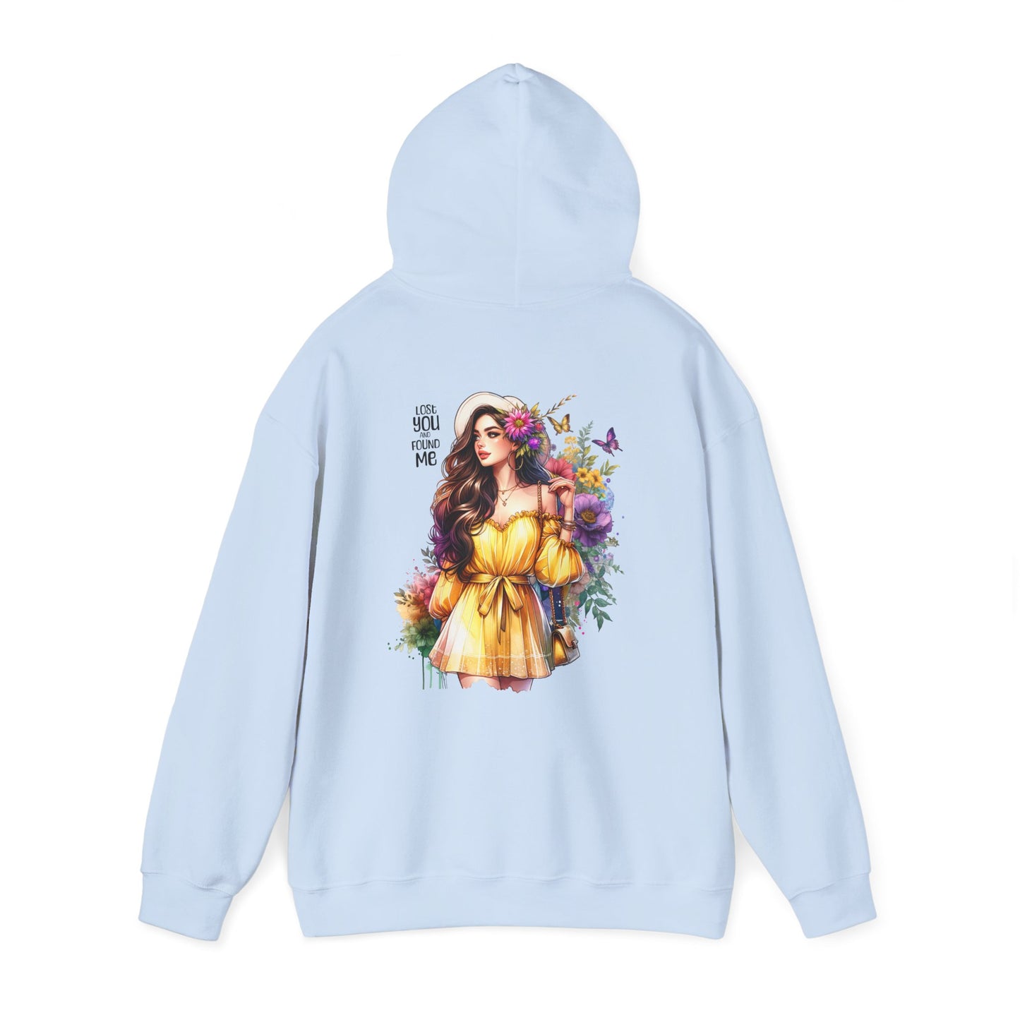 Breakup Hoodie - Unisex Hooded Sweatshirt Lost You and Found Me Design