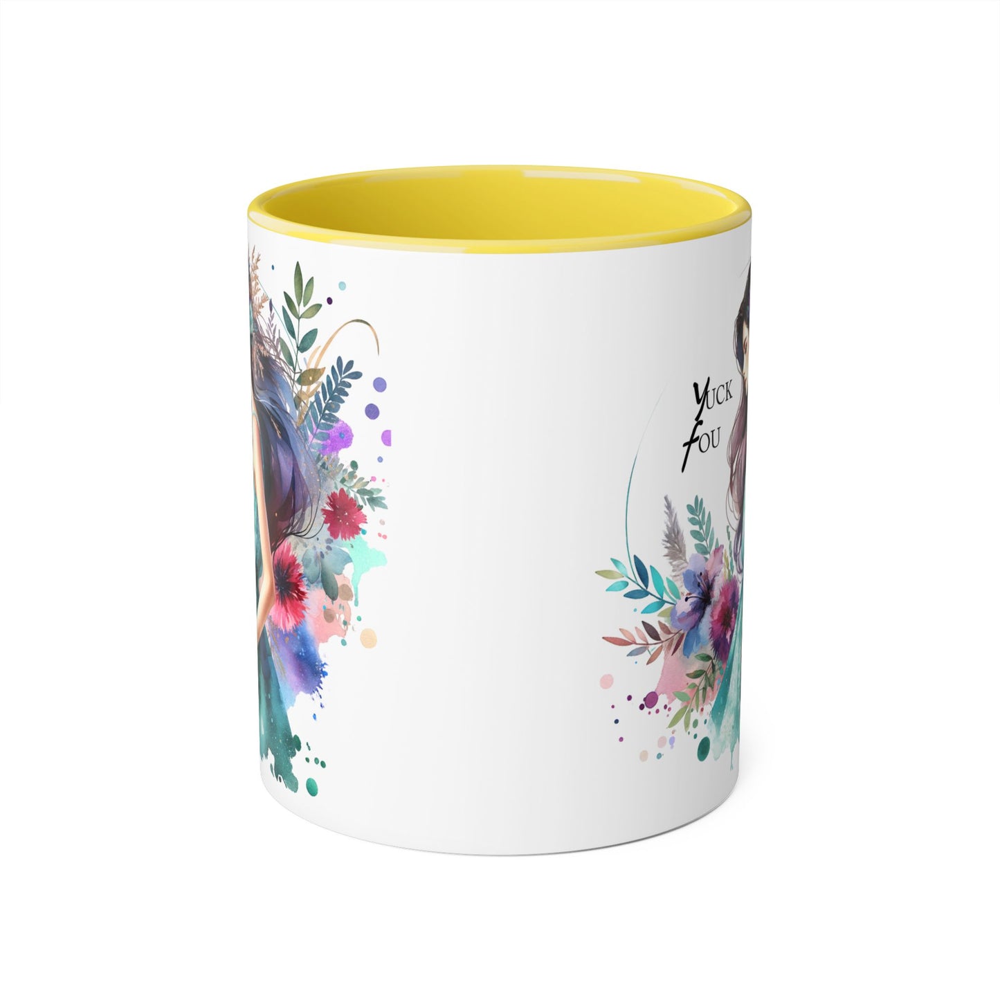 Yuck Fou Artistic Accent Mug with Floral Design, Unique Gift for Coffee Lovers, Birthday Gift, Home Decor, Self-Care Essentials, Inspirational [...]