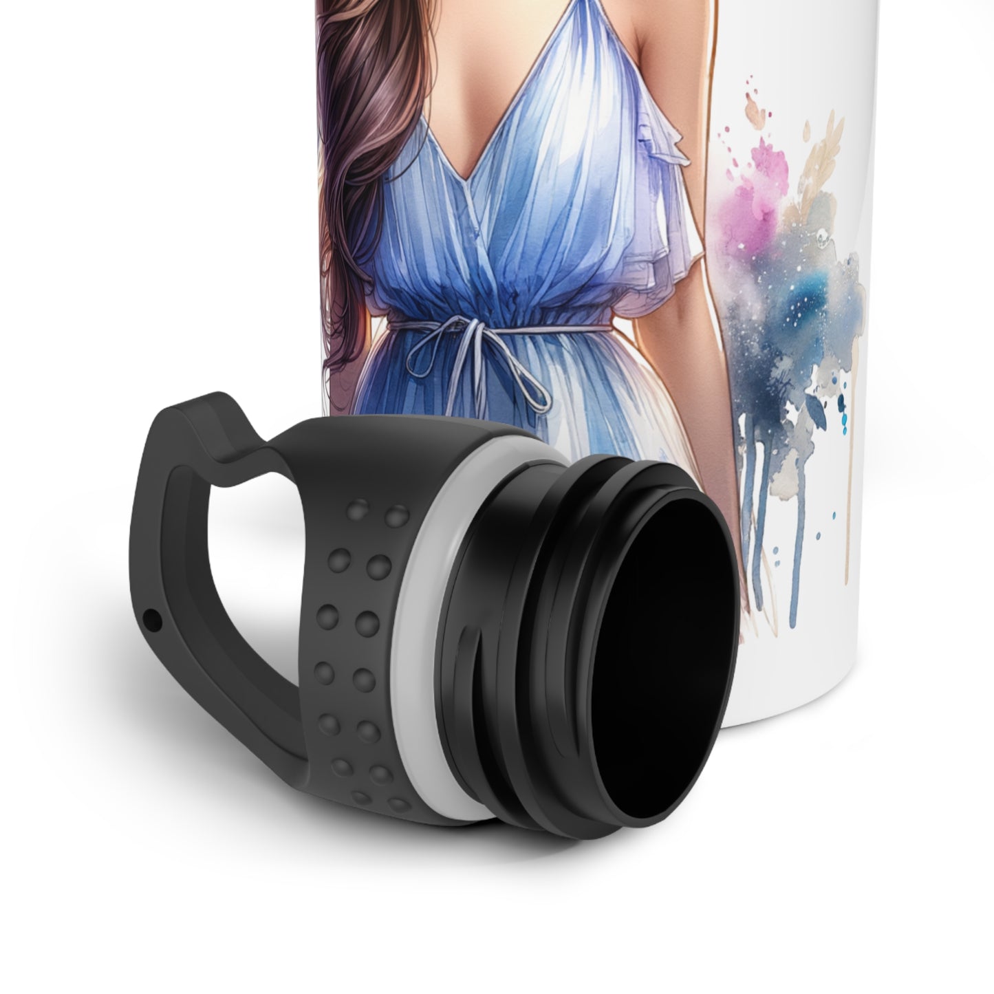 I'm Too Cute For My Ex Trendy Stainless Steel Water Bottle with Elegant Graphic Design, Eco-Friendly Hydration, Gift for Her, Fashionable Travel Mug, [...]