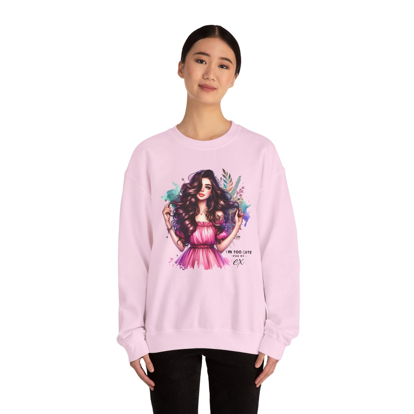I'm Too Cute For My Ex Stylish Art Sweatshirt for Creative Souls | Perfect Gift for Friends or Yourself | Cozy Crewneck for Everyday Wear, Fashion, Art [...]