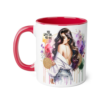 It's Not Me, It's You Humoristic Chic Accent Mugs - Artistic Coffee Cup for Trendsetters, Unique Gift for Her, Birthday Present, Inspirational Mug, Stylish Drinkware