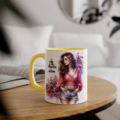 Funny Accent Mug - My Taste in Men is Probably a Disability Humor 11oz Cup