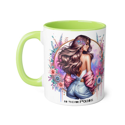 Funny Accent Mug - No Time For F*boys 11oz