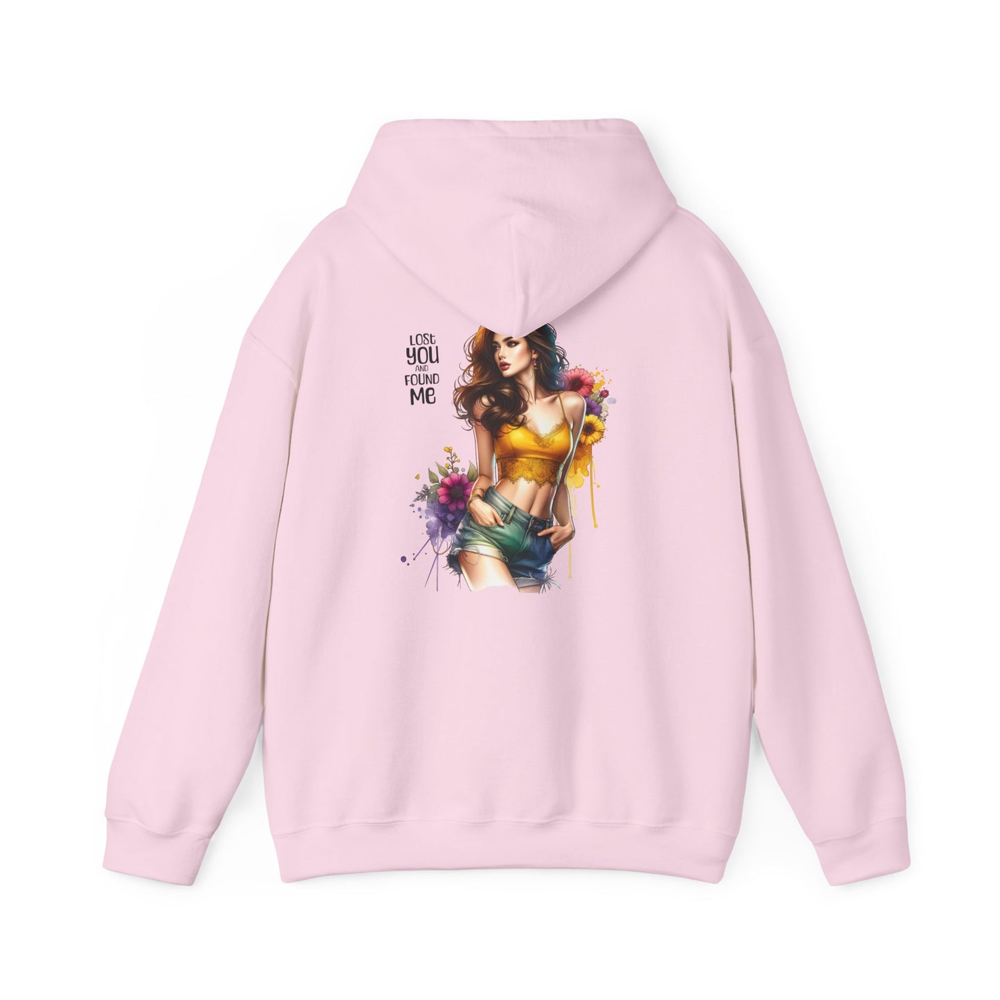 Breakup Hoodie - Unisex Hooded Sweatshirt Lost You and Found Me Design