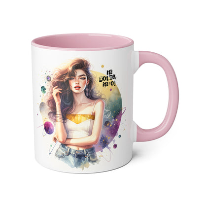 It's Not Me, It's You Humoristic Galactic Dreamer Accent Mug, Coffee Cup, Space Art Mug, Unique Gift, Starry Night Design, Cosmic Coffee Tumbler
