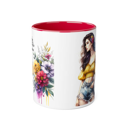 Funny Accent Mug - My Taste in Men is Probably a Disability Humor 11oz Cup