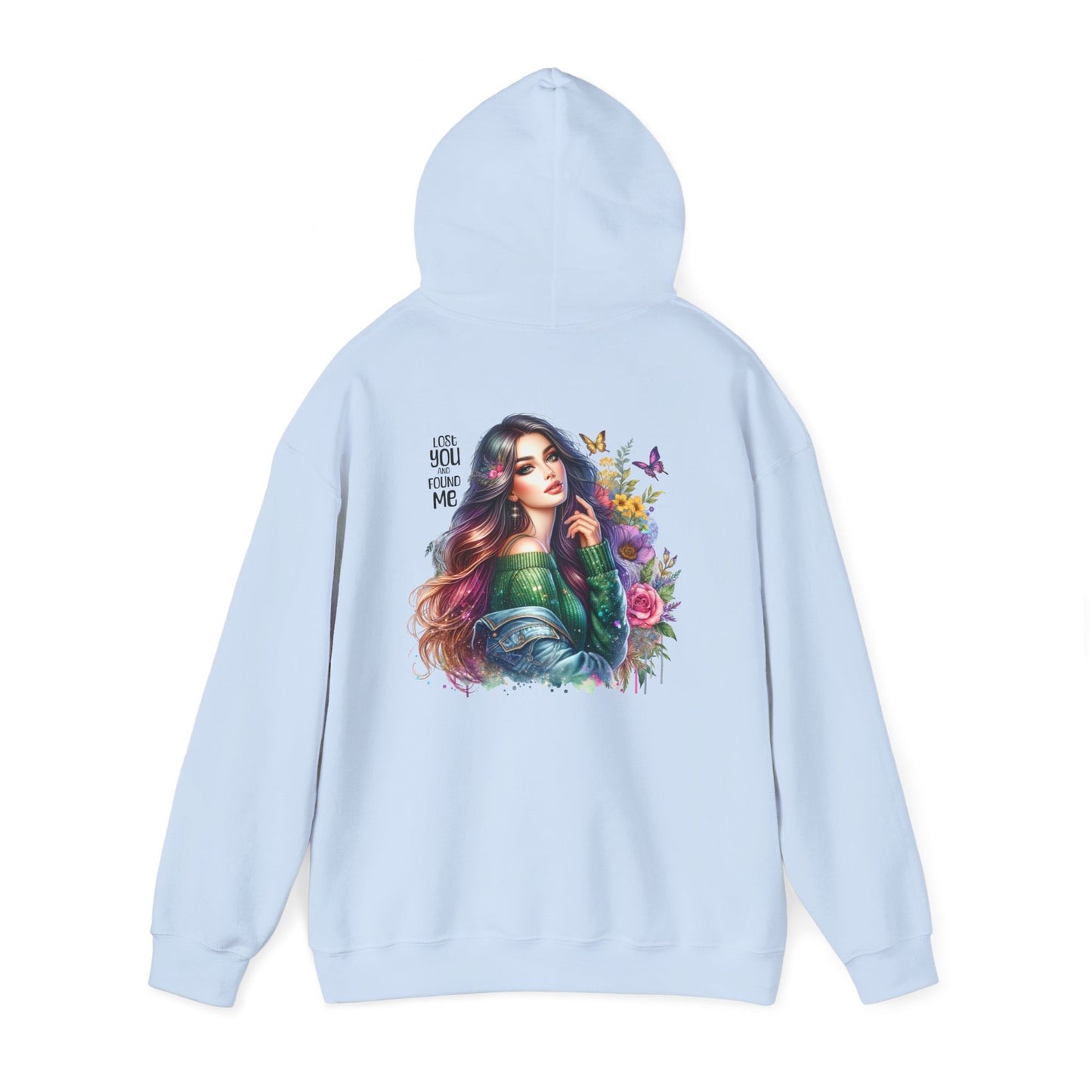 Breakup Hoodie - Unisex Hooded Sweatshirt Lost You and Found Me Design