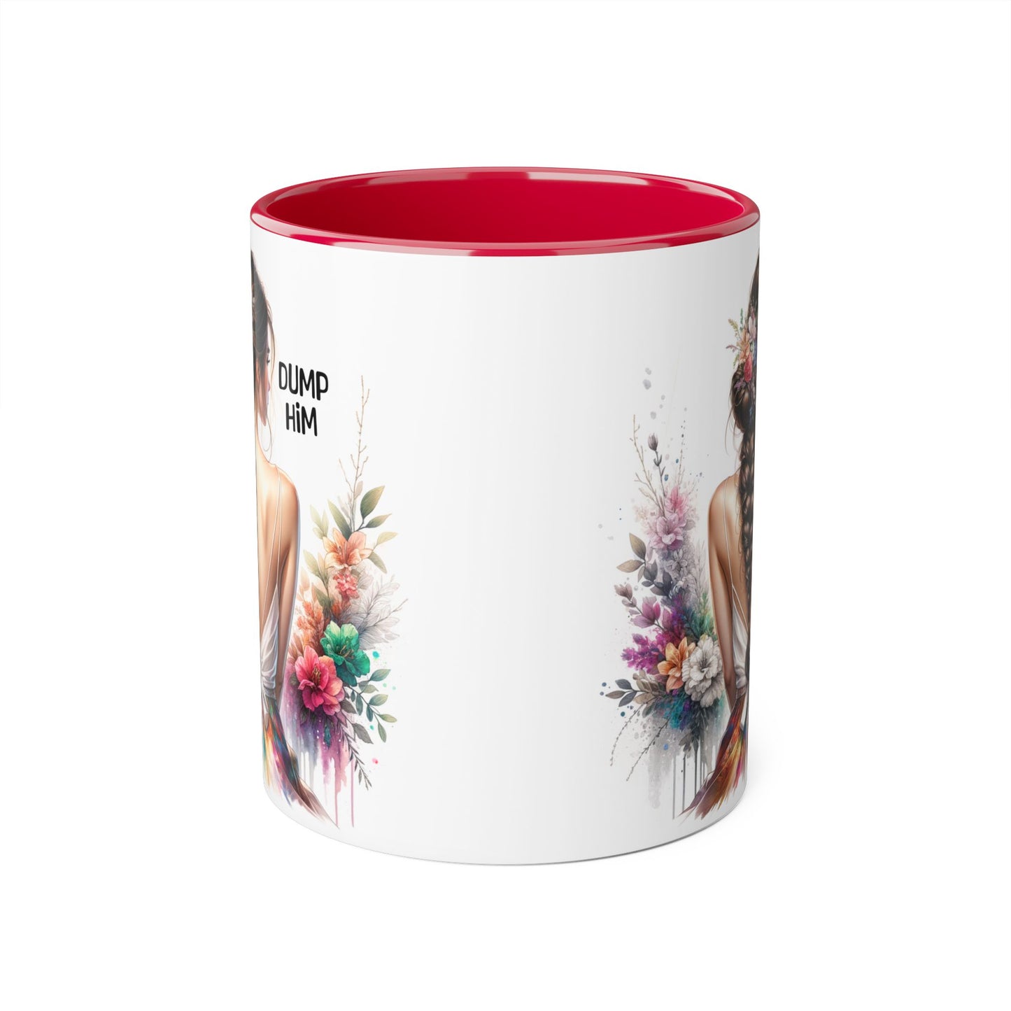 Dump Him Accent Mug