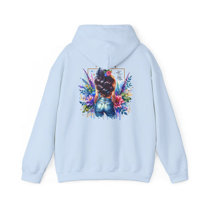 I Don`t Make Mistakes, I Just Date Them Colorful Floral Back Design Hooded Sweatshirt, Cozy Unisex Hoodie, Graphic Sweatshirt, Gift for Her, Stylish Casual Wear