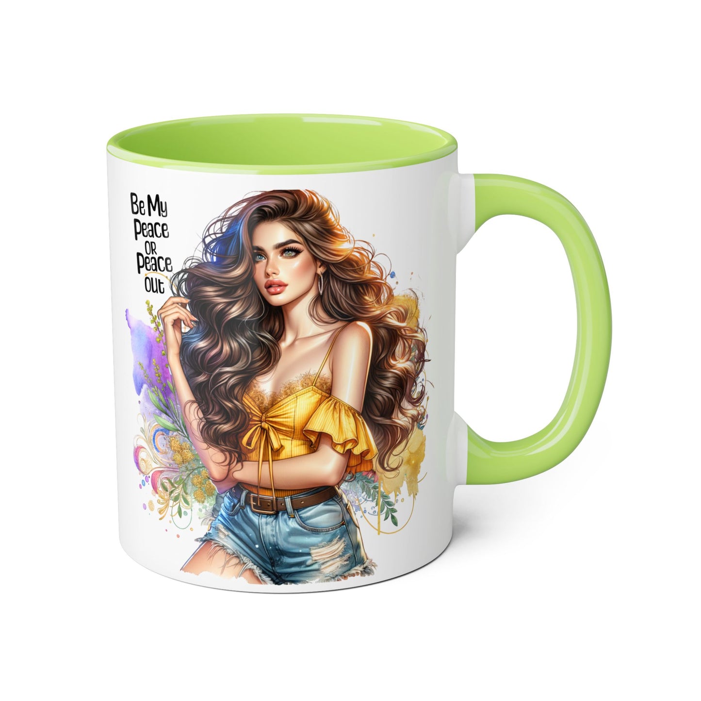 Mug - Be My Peace or Peace Out Accent 11oz
