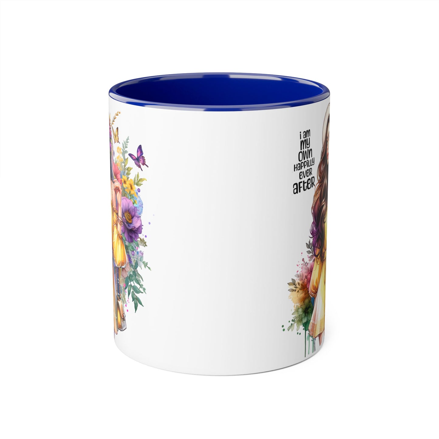 I Am My Own Happily Ever After Empowering Accent Mug: My Own Aesthetic Ever After, Unique Gift, Inspirational Coffee Cup, Artistic Drinkware, Home & Office Decor