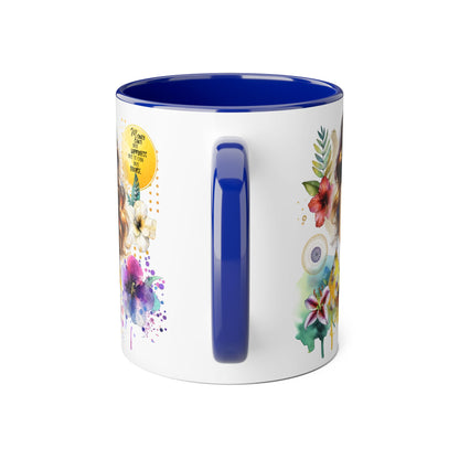 Money Can't Buy Happiness But It Can Buy Divorce Accent Mugs, 11oz